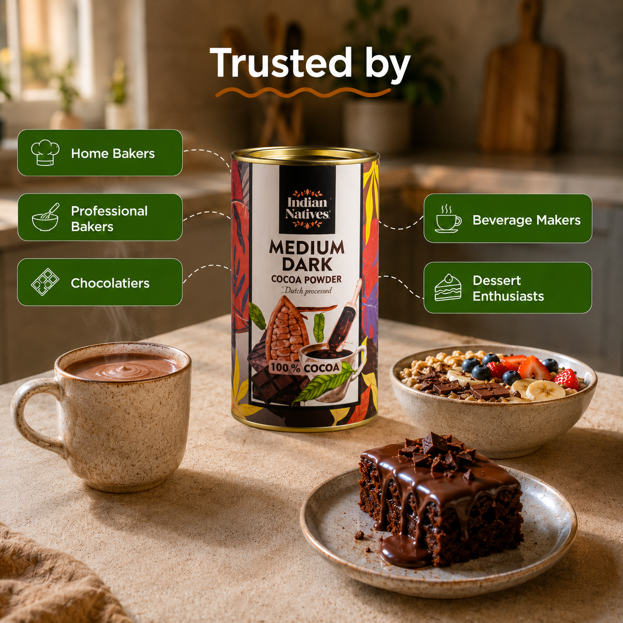 Medium Dark Cocoa